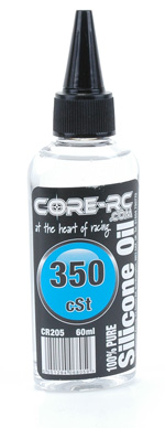 Core CR205 - CORE RC Silicone Oil - 350cSt - 60ml