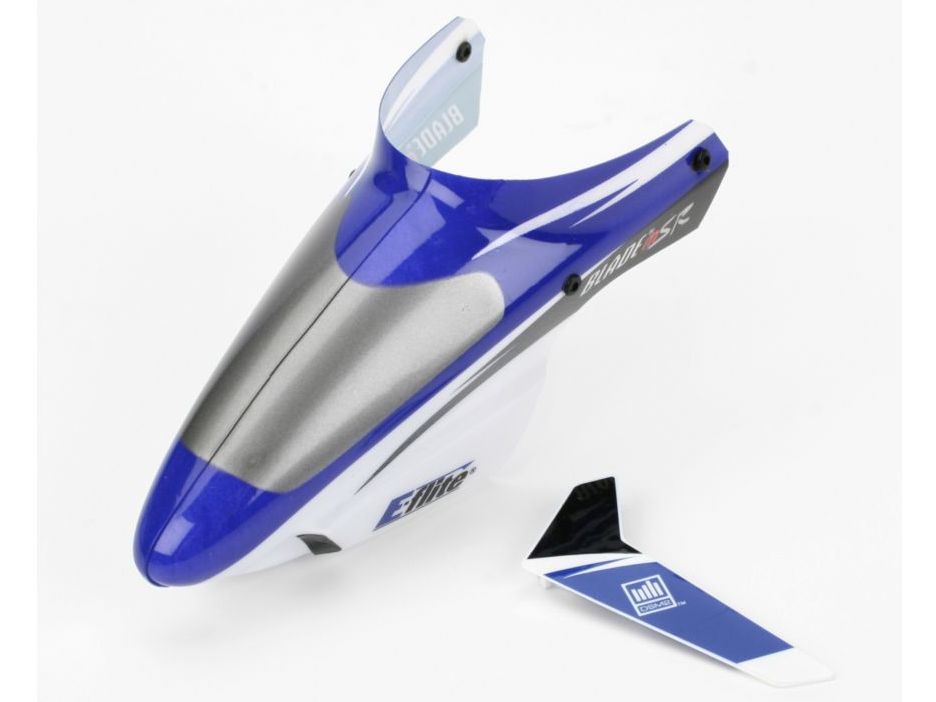 E-Flite EFLH3018 - Complete Blue Canopy with Vertical Fin (MSR)