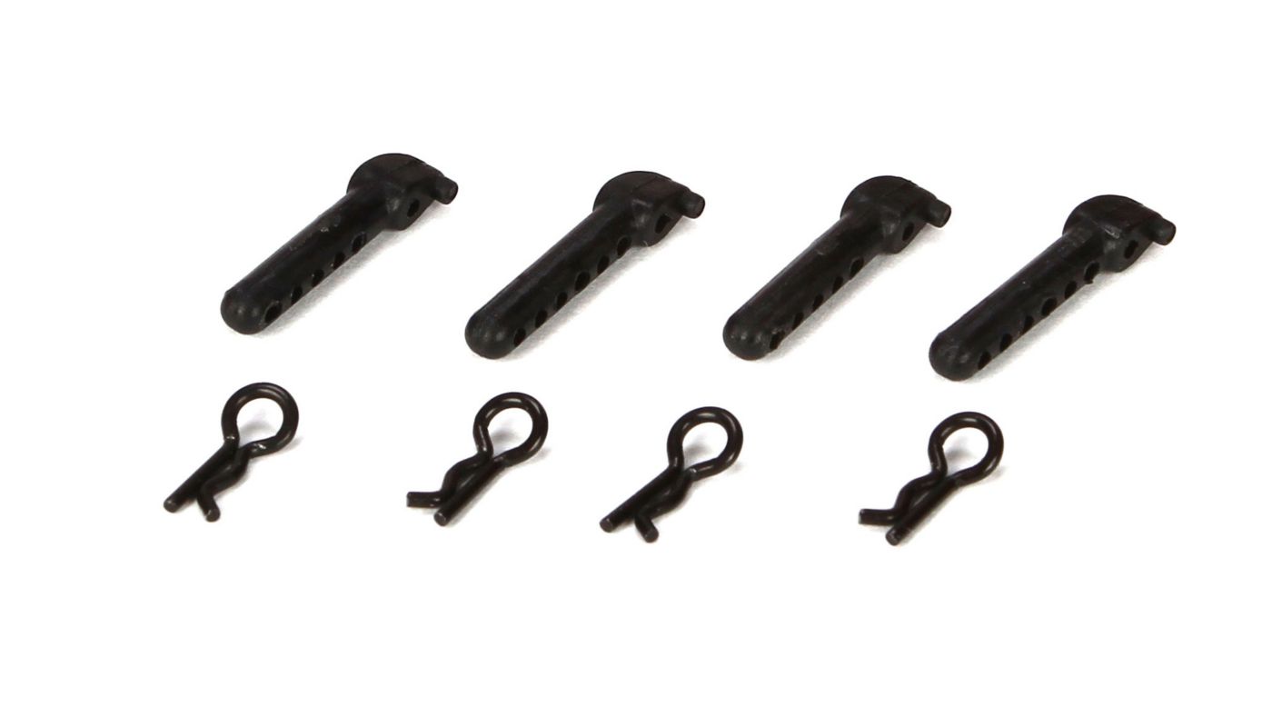 Losi LOSB1734 - Body Mounts & Body Clips (MicroTrail Treckker)