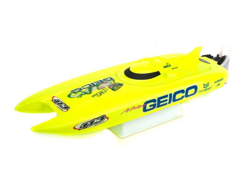ProBoat PRB08019 - Miss Geico 17-inch Catamaran Brushed: RTR *DISCONTINUED*