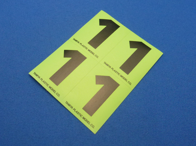 Tamiya 66541 - Number Sticker #1