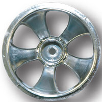 Schumacher U2820 - Chrome Wheel 5 Spoke (Menace)