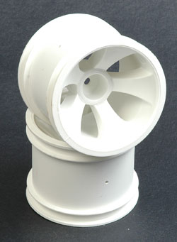 Schumacher U2821 - White Wheel 5 Spoke (Menace)