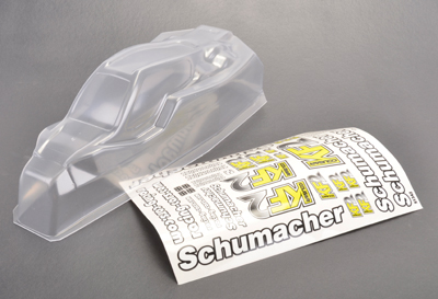 Schumacher U5133 - Bodyshell Mid KF2+Decal+Window Mask