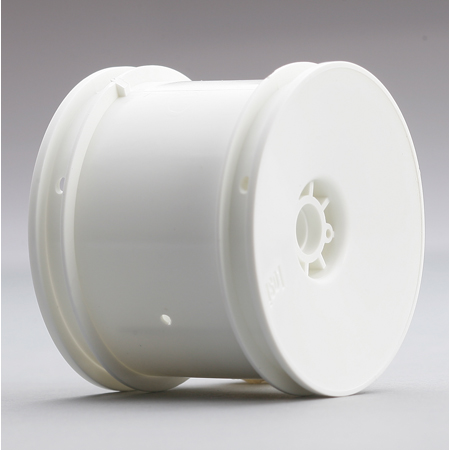 Losi LOSA7065 - Front/Rear Truck QC Wheel, White (AD2)