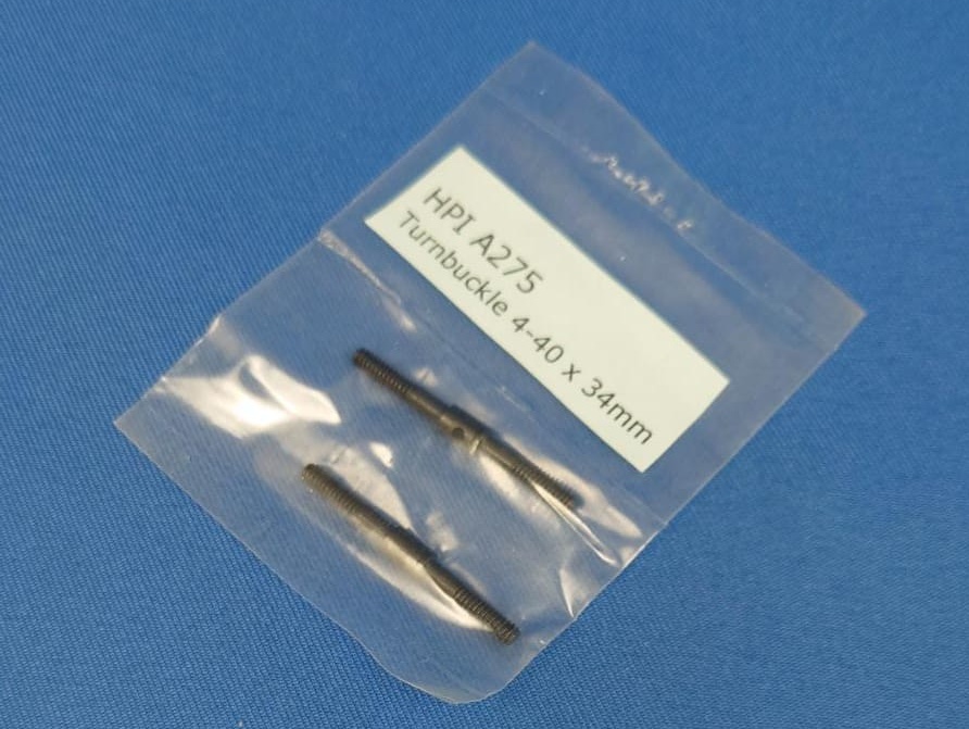 HPI A275 - Turnbuckle 4-40 x 34mm