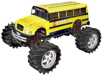 Parma 10107 - 1/10 Skool Bus, Clear Body