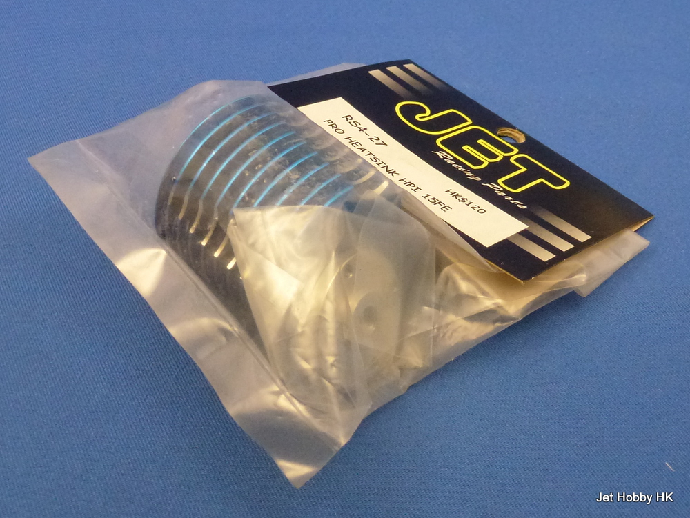 Jet Racing RS4-27B - Pro Engine Heatsink, Blue (HPI 15FE) *DISCONTINUED*