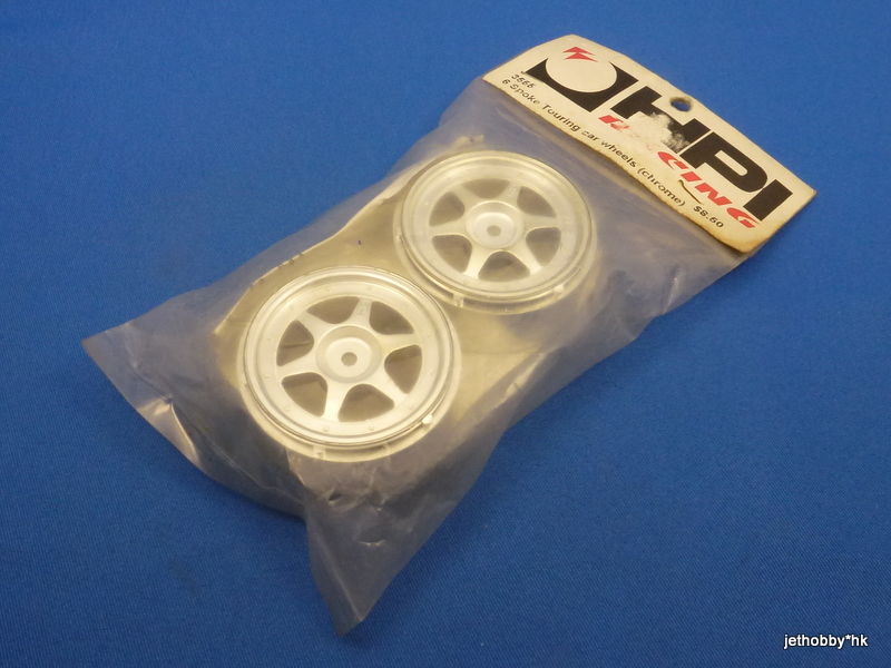 HPI 3555 - 26mm  6-Spoke Touring Car Wheels Chrome *DISCONTINUED*