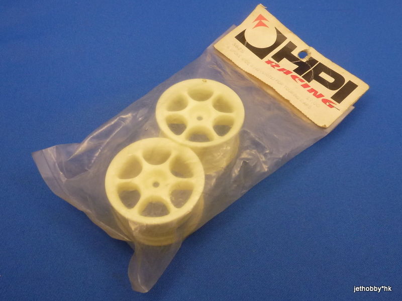 HPI 3625 - 31mm 6-Spoke Wide Rims White for Touring Car