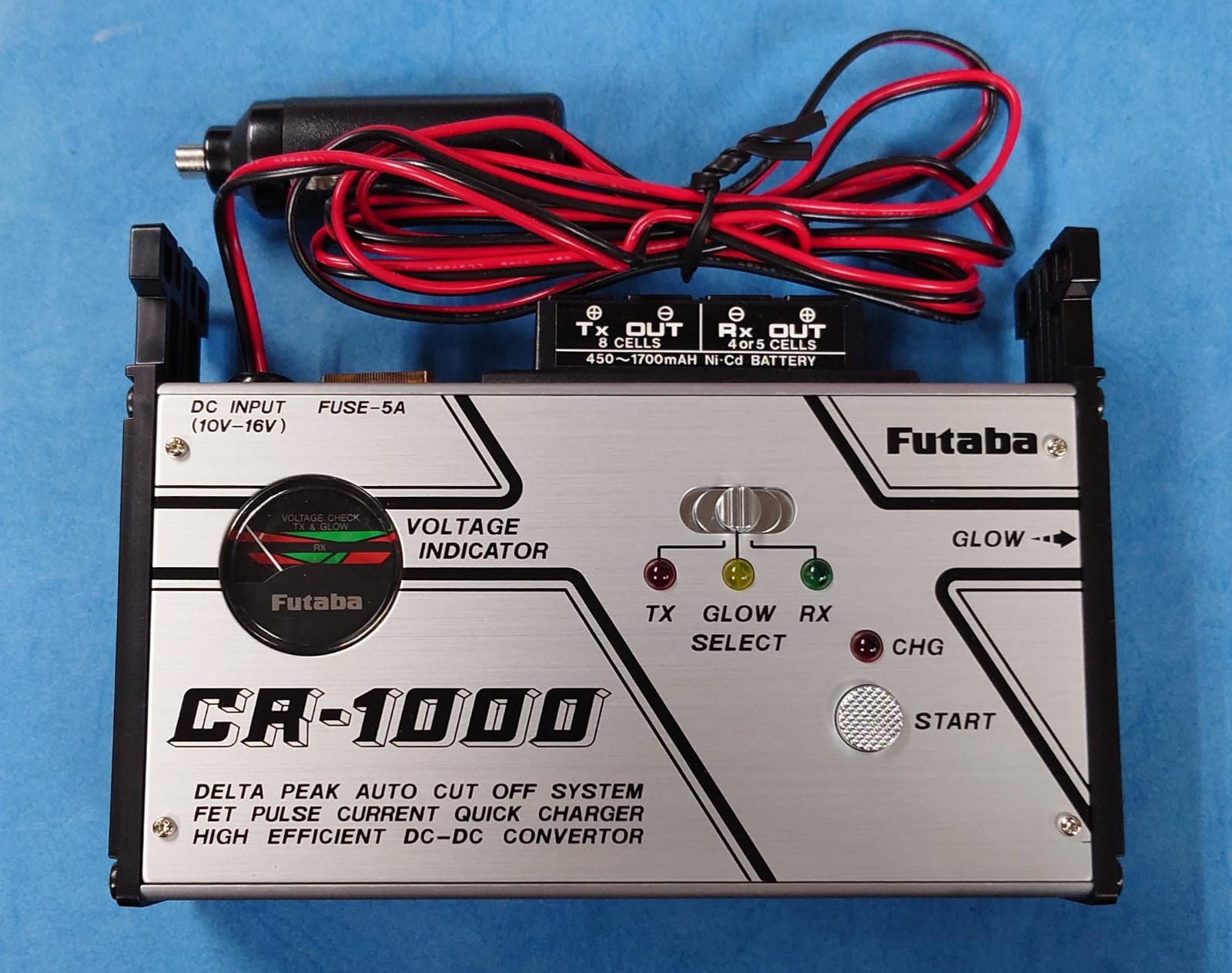 Futaba CR-1000 - Quick Charger, TX RX Glow 