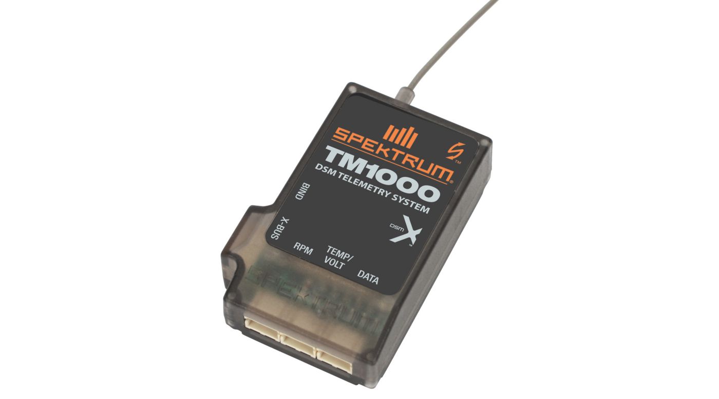 Spektrum SPM9548 - TM1000 DSMX Full Range Aircraft Telemetry Module 