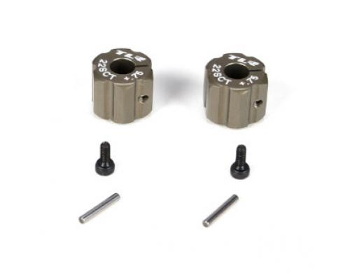 TLR2934 - Rear Hex, +.75mm Width, Aluminum (22SCT)