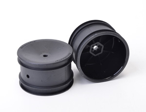 Schumacher U4365 - Wheel; Hex Rear - Black - Off Road - pr