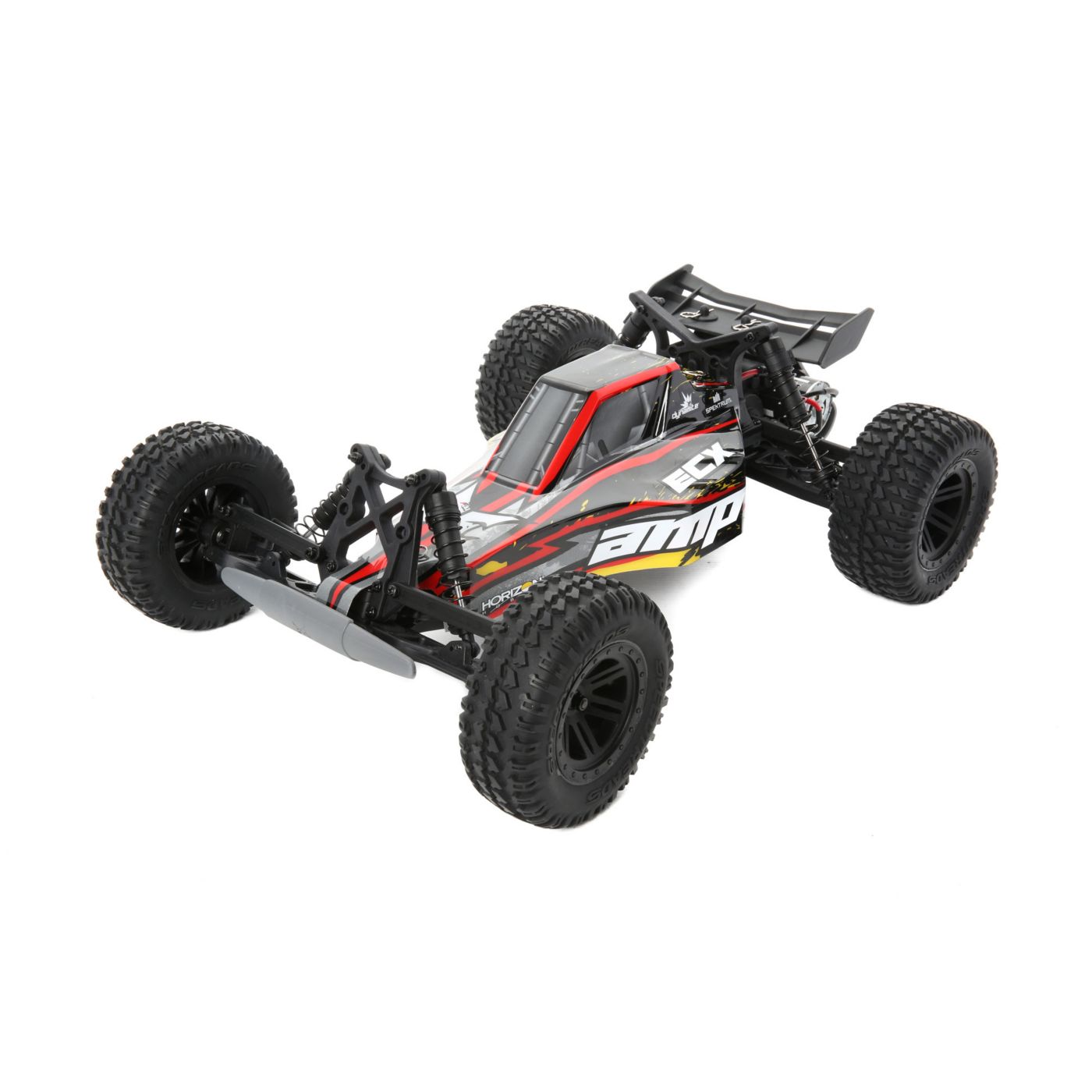 ECX ECX03029T2 - 1/10 AMP DB 2WD Desert Buggy RTR, White/Red