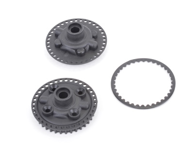 Schumacher U4879 - Gear Diff Pulley, Cover & Fence (Mi6)