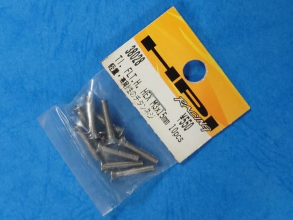 HPI  38028 - Ti. Flt. H. Hex M3X15mm 10pcs