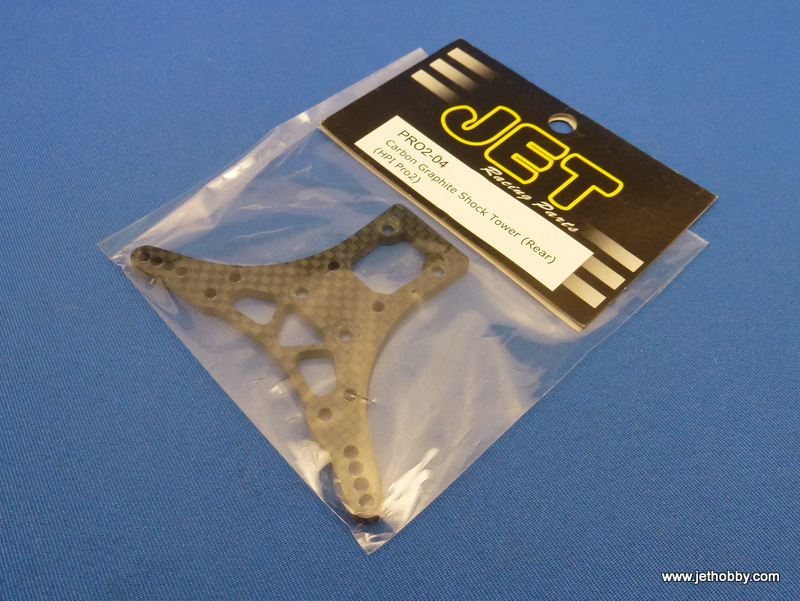 Jet Racing PRO2-04 - Carbon Graphite Shock Tower (Rear) (HPI Pro2)