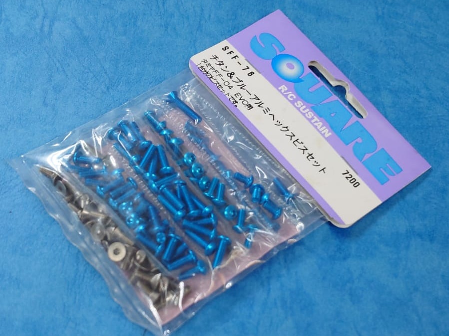 Square SFF-76 - Pro Titanium/Aluminum Screw Set (Tamiya FF-04)