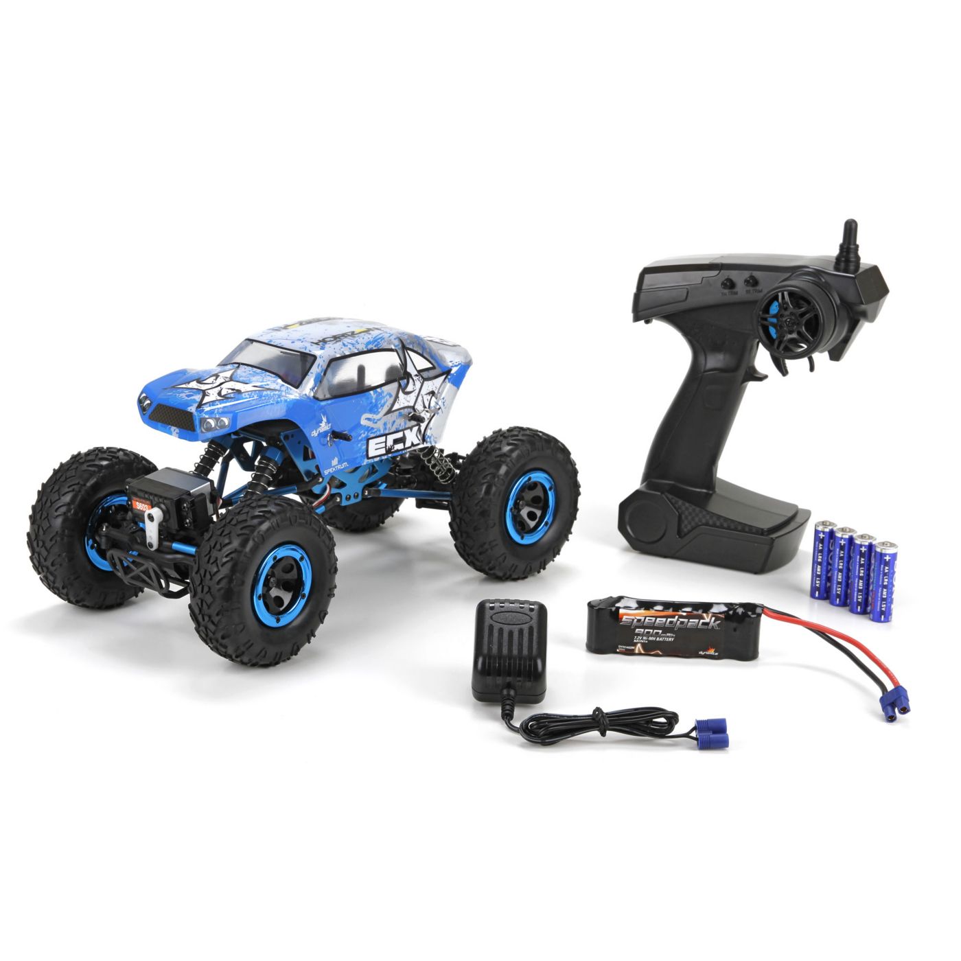 ECX ECX01003 - Temper 1/18 4wd Rock Crawler Brushed
