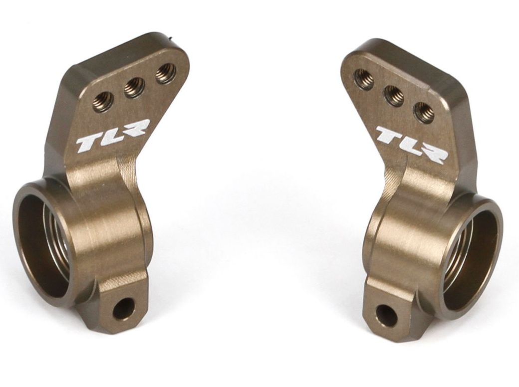TLR 334008 - Rear Hub Set, Aluminum (22-4)