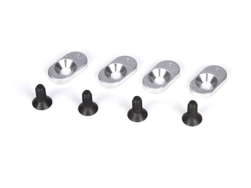 Losi LOSB5805 - Engine Mount Inserts & Screws 18 58 (5IVE-T, MINI WRC)
