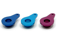 Square TGE-22TB - Alum Hi-Torque Servo Saver, Tamiya Blue 