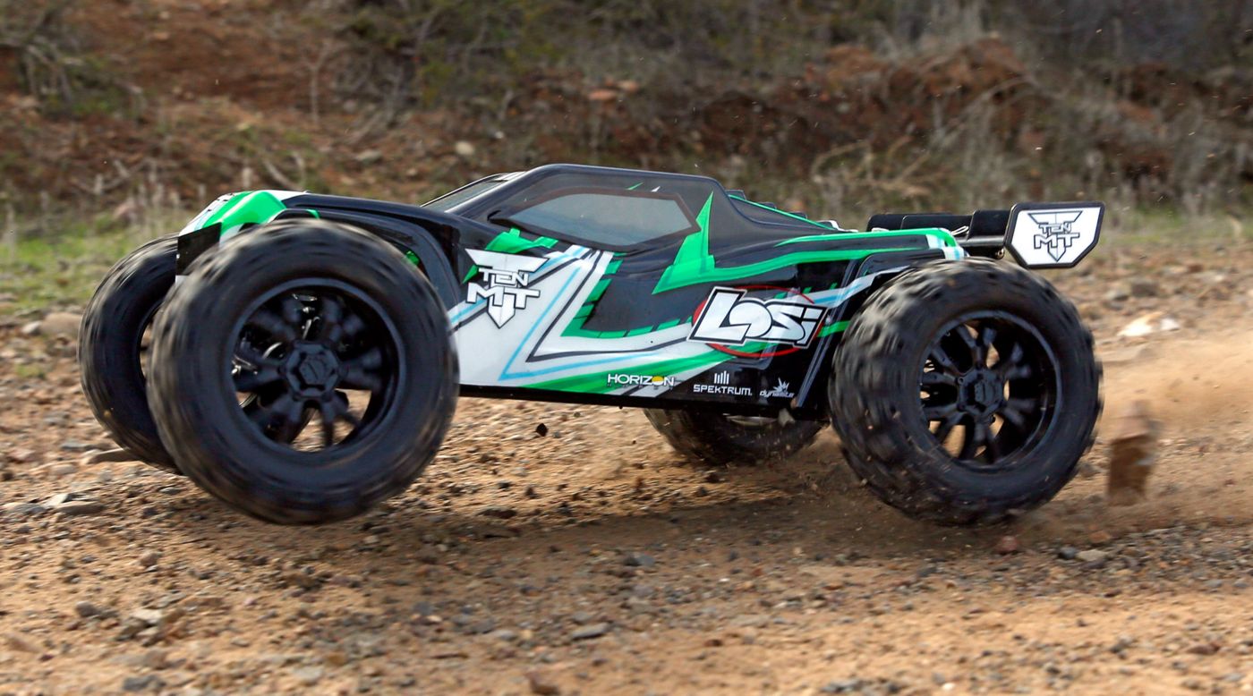 Losi LOS03006T2 - 1/10 TEN-MT 4WD RTR with AVC®, Green