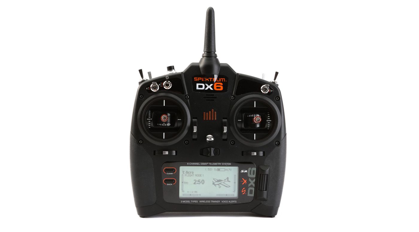 Spektrum SPMR6750 - DX6 6-Channel DSMX® Transmitter Only, Mode 2 