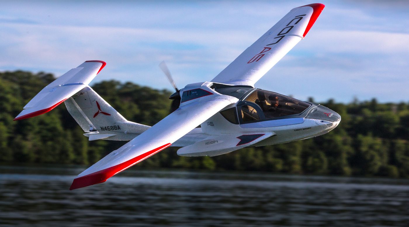 E-Flite EFL5850 - ICON A5 1.3m BNF Basic with AS3X and SAFE Select