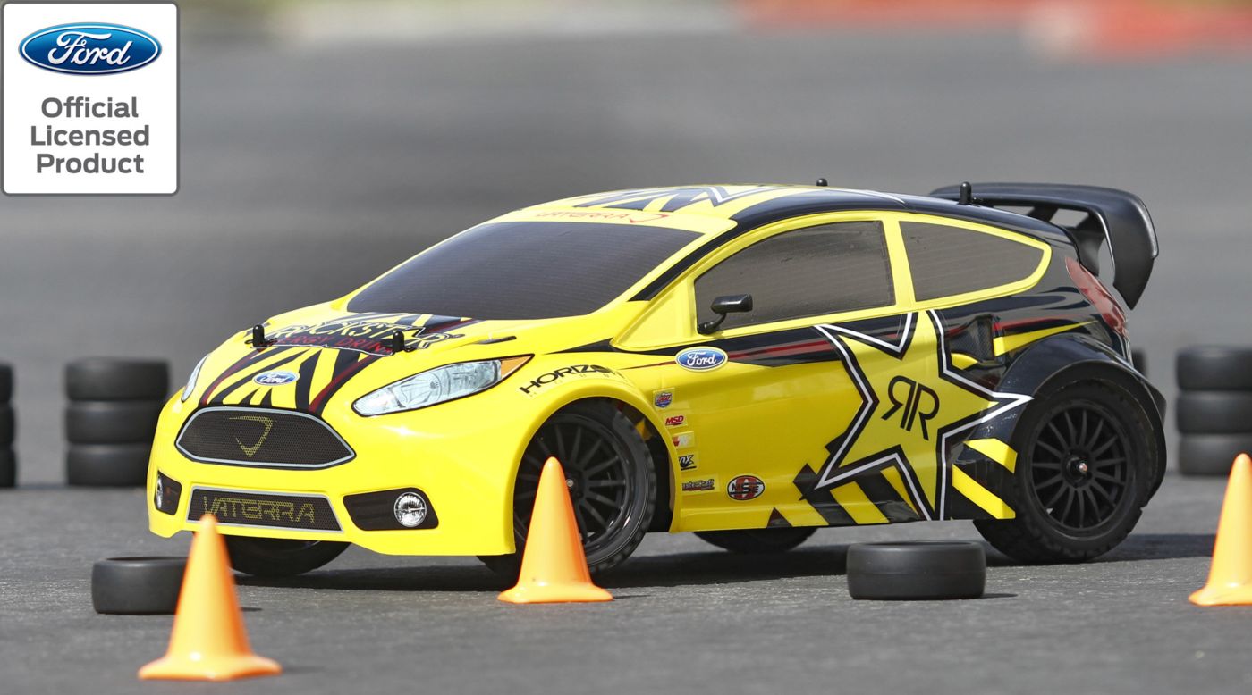 Vaterra VTR03010 - 1/10 Ford Fiesta Rockstar RallyCross 4WD Car RTR with AVC™ Technology
