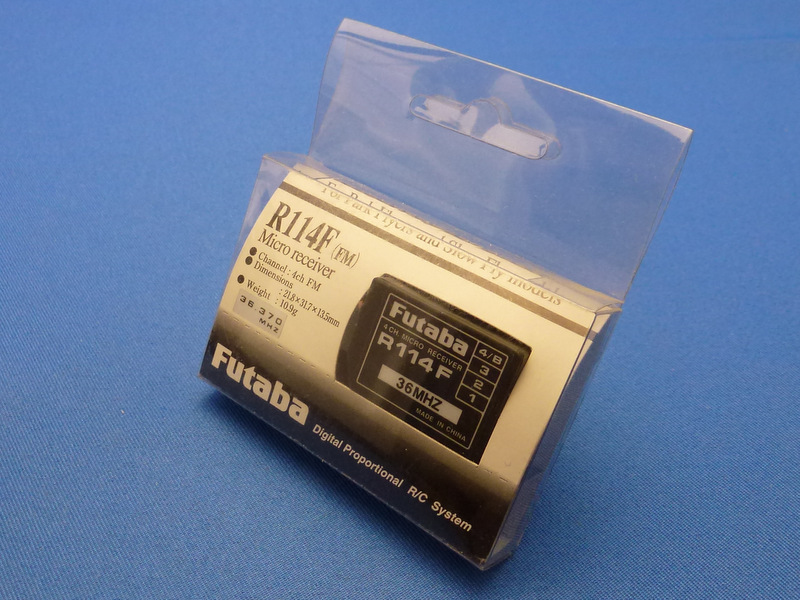 Futaba R114F-36 - FM36.370 4-Channel Micro & Lightweight Receiver