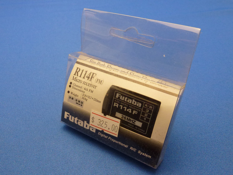 Futaba R114F-36 - FM36.390 4-Channel Micro & Lightweight Receiver