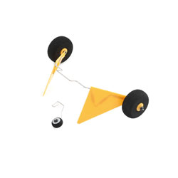 E-Flite EFLU3404 - Landing Gear Set:: UMX J-3 BL
