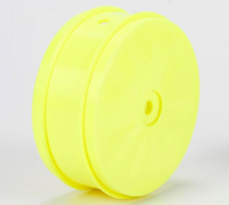 TLR43014 - 61mm Front Wheel, 12mm Hex, Yellow (22-4)