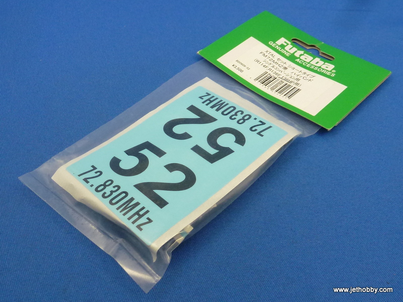 Futaba BD0609-52 -- FM 72.830 Crystal (R114F R136F, R136HP)
