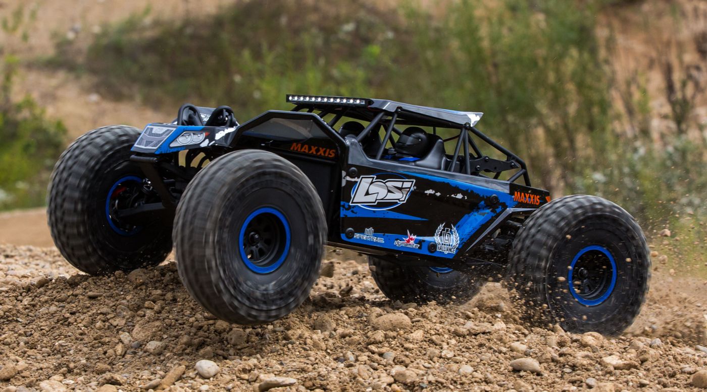 Losi LOS03009T2 - 1/10 Rock Rey 4WD RTR with AVC, Blue