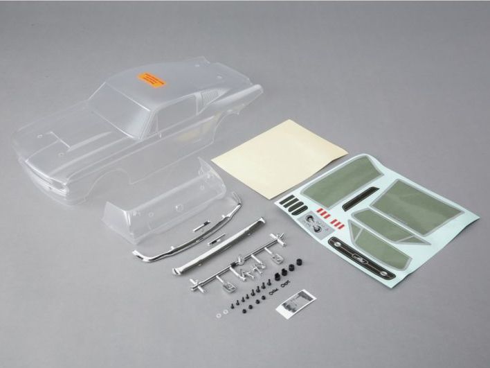 Vaterra VTR230029 - Body Set, Clear: 1/10 1967 Ford Mustang