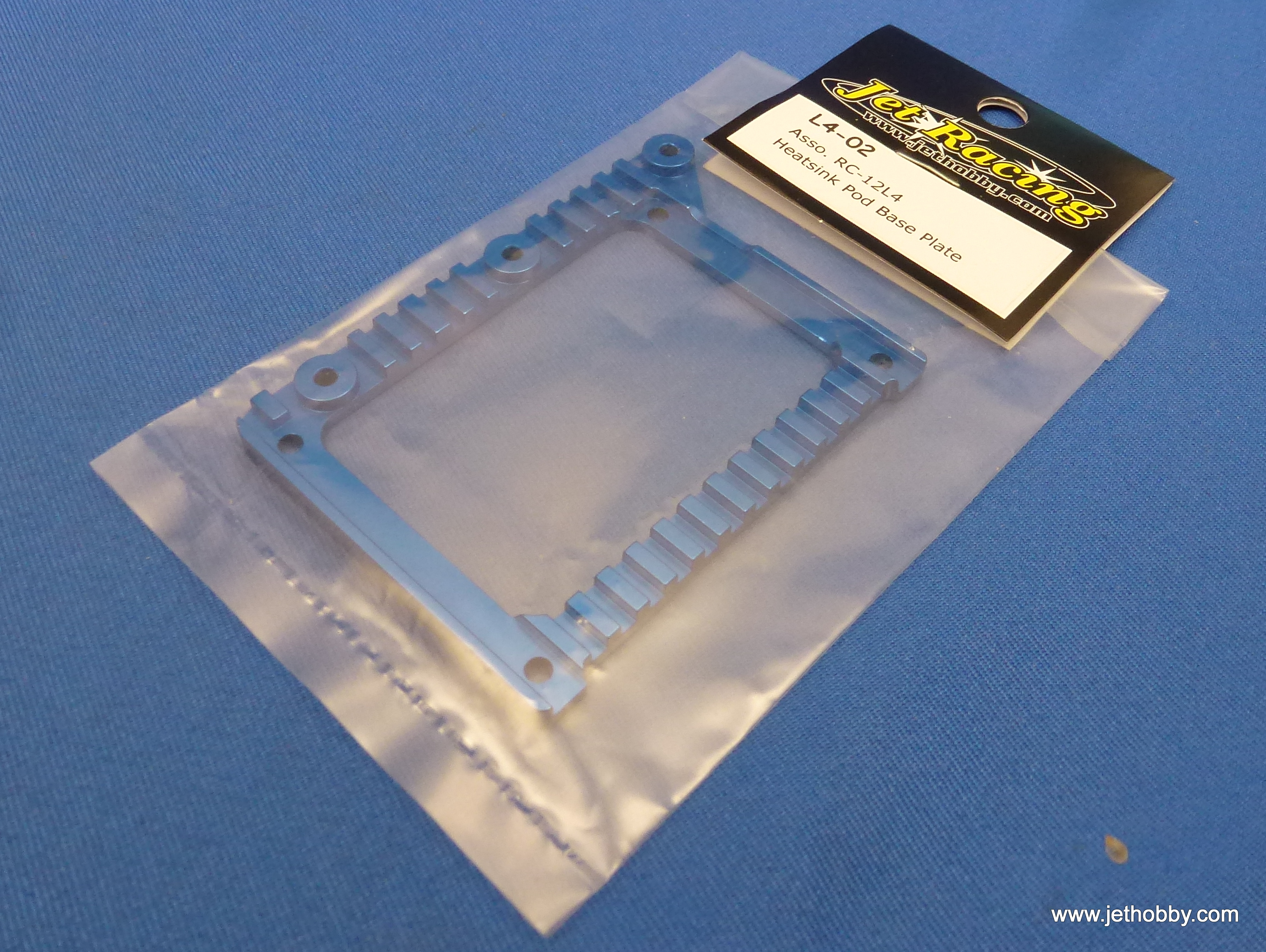 Jet Racing L4-02 - Asso. RC-12L4 Heatsink Pod Base Plate