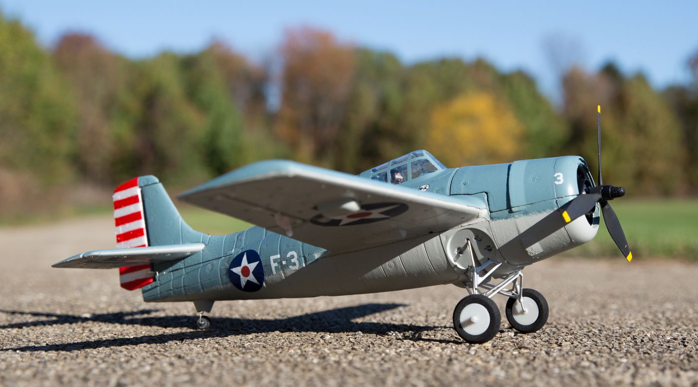 E-flite EFLU3650 - UMX F4F Wildcat BNF Basic