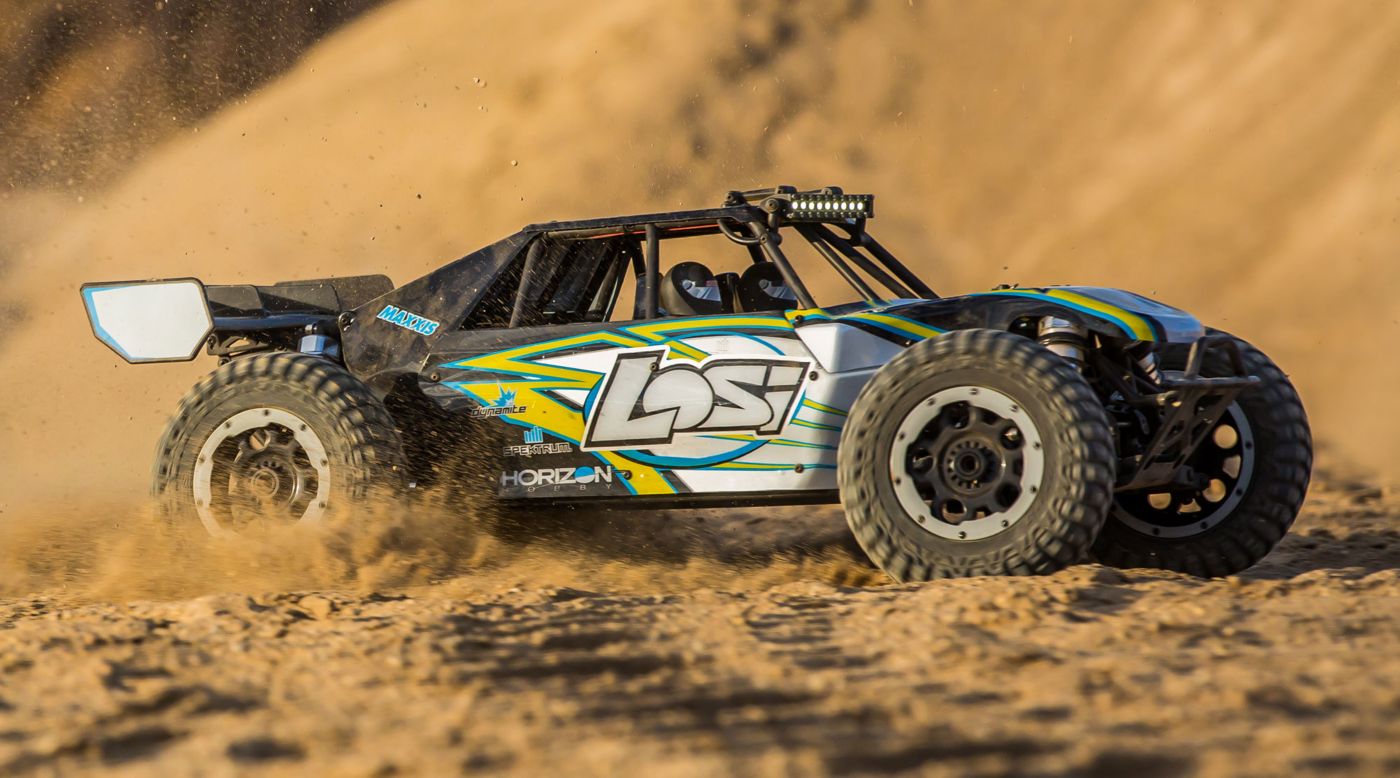 Losi LOS05012T1 - 1/5 Desert Buggy XL-E 4WD Electric RTR with AVC, Black