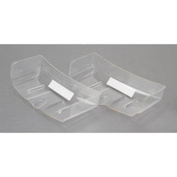 TLR230002 - 6.5 inch Medium Downforce Wing, Clear, Precut (2)