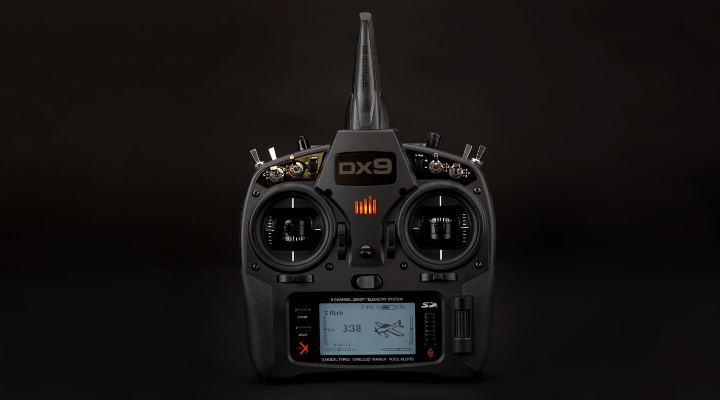 Spektrum SPMR9910 - DX9 Black 9-Channel DSMX Transmitter Only, Mode 2