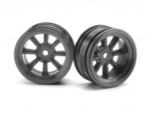 HPI 3944 - MX60 8-Spoke Wheel Gunmetal 6mm Offset 2pcs