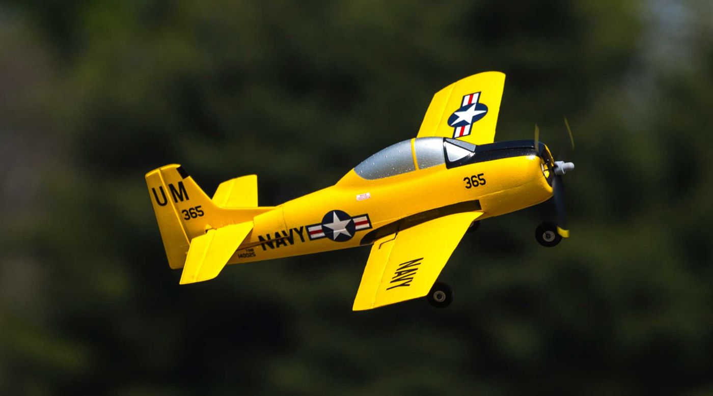 HobbyZone HBZ5650 - T-28 Trojan S BNF Basic with SAFE 