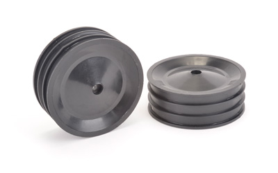 Schumacher U7182 - Front Wheel Black (CAT XLS)