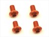 Square NAR-305OR - M3x5 7075 Button Head Hex Socket Screw, Orange 