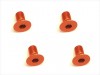 Square SAR-306OR - M3x6 7075 Flat Head Hex Socket Screw, Orange