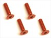Square SAR-312OR - M3x12 7075 Flat Head Hex Socket Screw, Orange