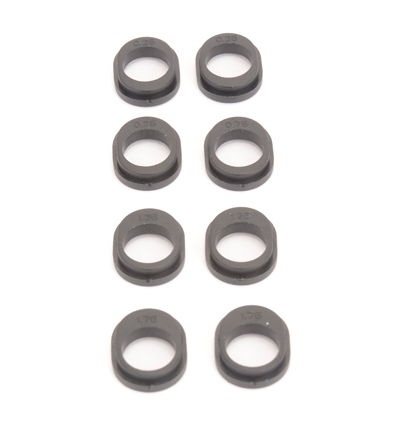 Schumacher U4973 - Ride Height Adjusters- 0.25, 0.75, 1.25, 1.75 4prs